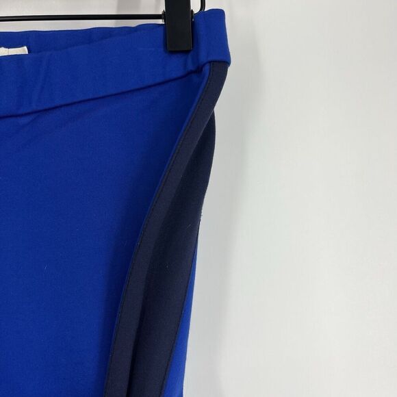 Tory Burch Sport Pants Size Small Women Blue Crop Stretch Pull On Ponte Knit - Picture 4 of 7